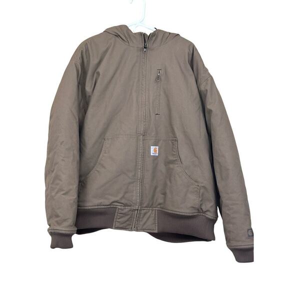 Carhartt Quick Duck Woodward Jacket, brown, 2XL, utility, cold weather, heavy - Picture 1 of 10